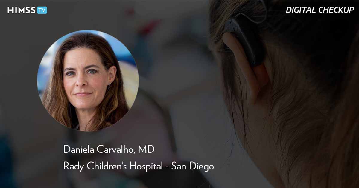 Dr. Daniela Carvalho, Rady Children's Health_Young person with cochlear implant Photo by Sladic/E+/Getty Images