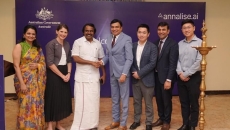 
  annalise.ai officials pose with representatives of the Australian and Indian governments
