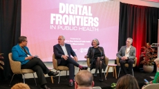 
  Panelists at Digital Frontiers in Public Health
