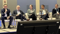 
  Moderator Daniel Turner-Lloveras, Chris Wasden, Kelsey Maguire, Dr. Shoeb Sitafalwalla and Dr. John Torous.
