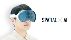 
  Person wearing Jolly Good VR headset
