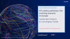 
  Healthware, Digital Therapeutics Alliance report's cover page
