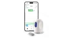 
  i-SENS CareSens Air CGM device and mobile app
