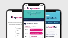 
  MyHealth1st mobile app interface
