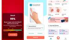 Screenshots of the MFine Pulse App