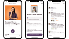 Screenshots of the Arli mobile app.
