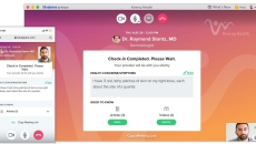 BlueJeans Telehealth dashboard.