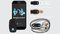 The BodyGuardian Mini Plus device and companion app