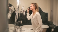 Brushing teeth