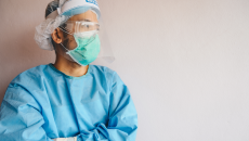 Doctor wearing PPE