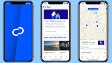 The app doesn’t allow members to schedule a vaccine appointment, but it provides details on how to schedule an appointment at each listed location.