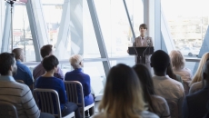 Executives at a conference