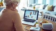 Person using telemedicine