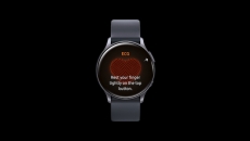 An image of the ECG feature on a Samsung Galaxy smartwatch