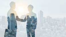 Businessmen shaking hands