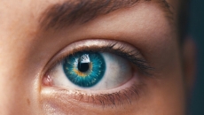 A photo of a human eye