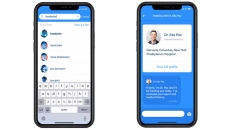 Examples of K Health app screens