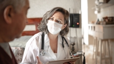 Person with healthcare provider