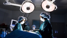 Doctors performing a surgical operation