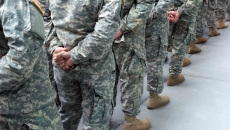 Image of soldiers marching