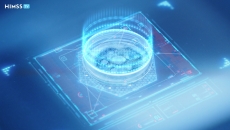 Futuristic Petri dish scan