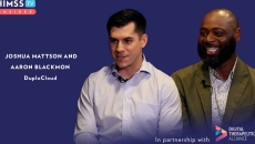 Aaron Blackmon and Joshua Mattson at DuploCloud_Digital Therapeutics Alliance Summit