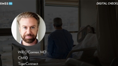 Dr. Will O'Connor at TigerConnect_Person sitting on hospital bed photo by Abdullah Durmaz/E+/Getty Images