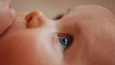 A baby's eyes