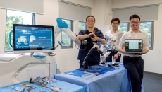 Alexandra Hospital team behind an AI for robotic total knee replacement