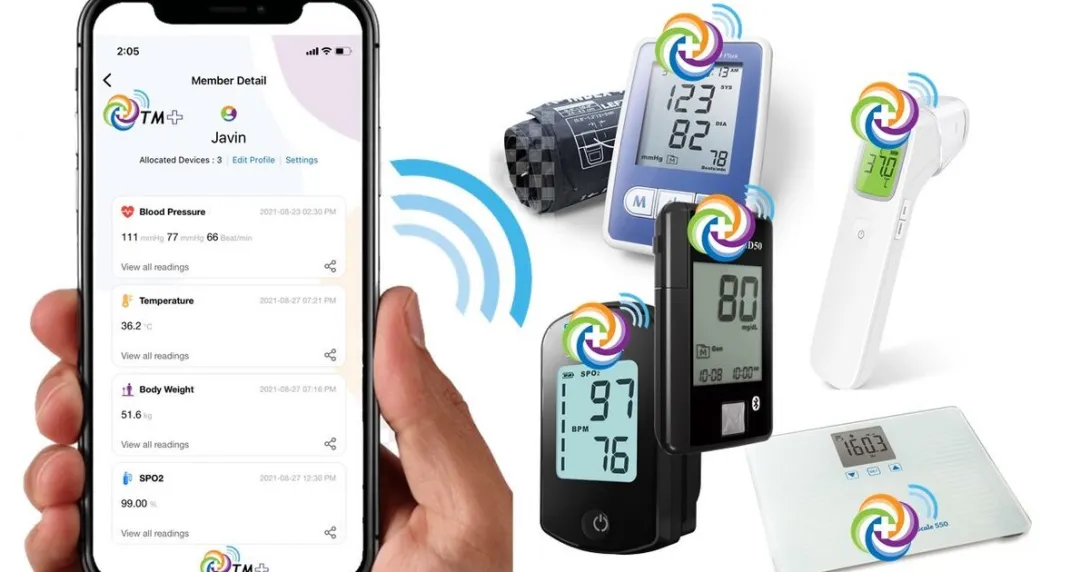 TM+ Telehealth suite of remote patient monitoring tools