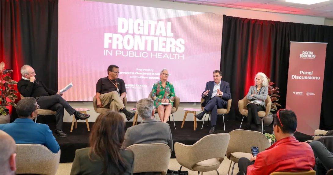 
  Panelists at Digital Frontiers in Public Health event
