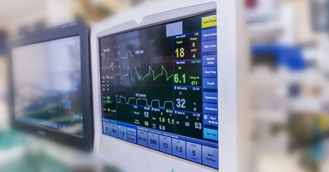Picture of vital signs monitor Picture of vital signs monitor