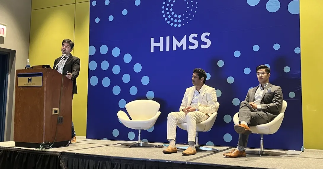 Decimal.health's Dr. Kamal Jethwani, Moffitt Cancer Center's Santosh Mohan and the University of Miami's Dr. William Jin.
Decimal.health's Dr. Kamal Jethwani, Moffitt Cancer Center's Santosh Mohan and the University of Miami's Dr. William Jin.