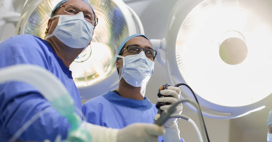 Surgeons in an operating room Surgeons in an operating room