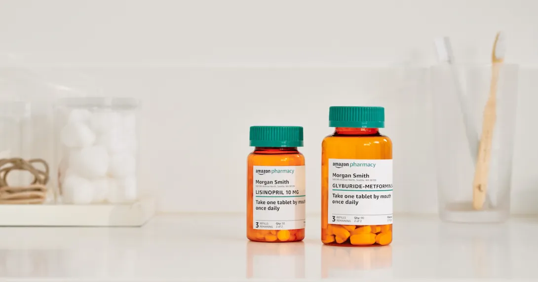Amazon Pharmacy pill bottles
Amazon Pharmacy pill bottles