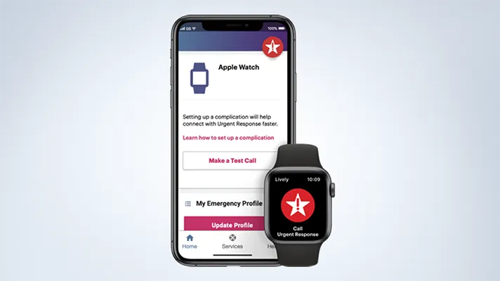 A new app allows seniors enrolled in the Lively Health & Safety offering to access in-home support services through Apple's wearable.