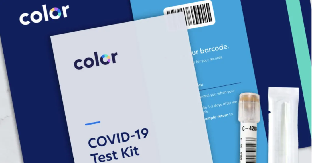 Color's COVID-19 testing kit