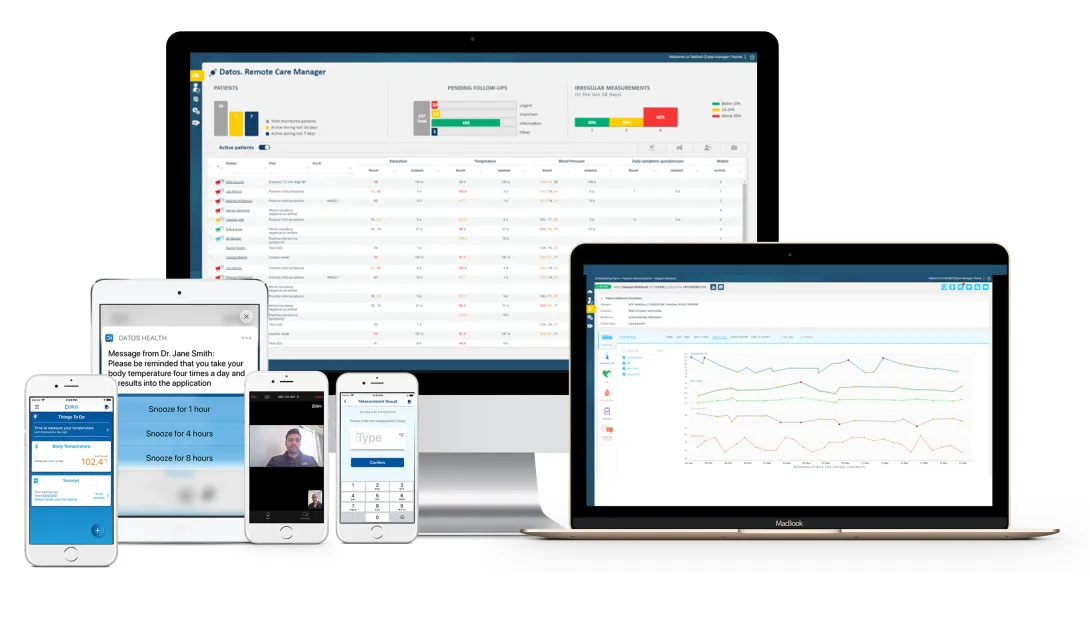 The collaboration will augment AI with remote care automation to improve patient care. Datos Health, remote care platform