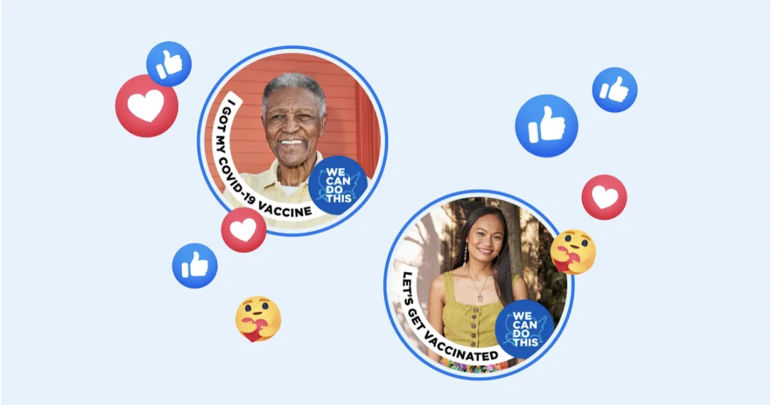 Facebook Vaccine frames