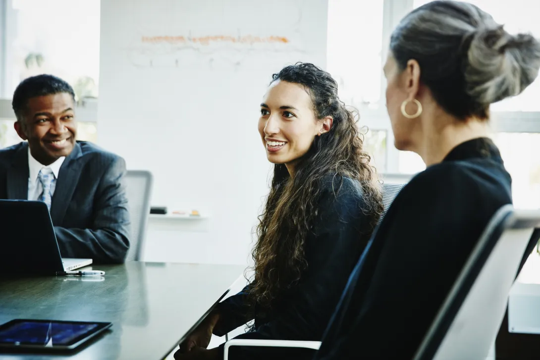 People in a board room
