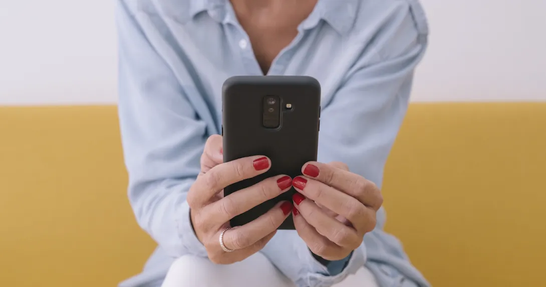 mobile phone user