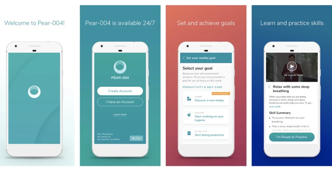 The current version of PEAR-004, the company's digital therapeutic for schizophrenia