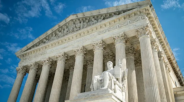 The Supreme Court facade