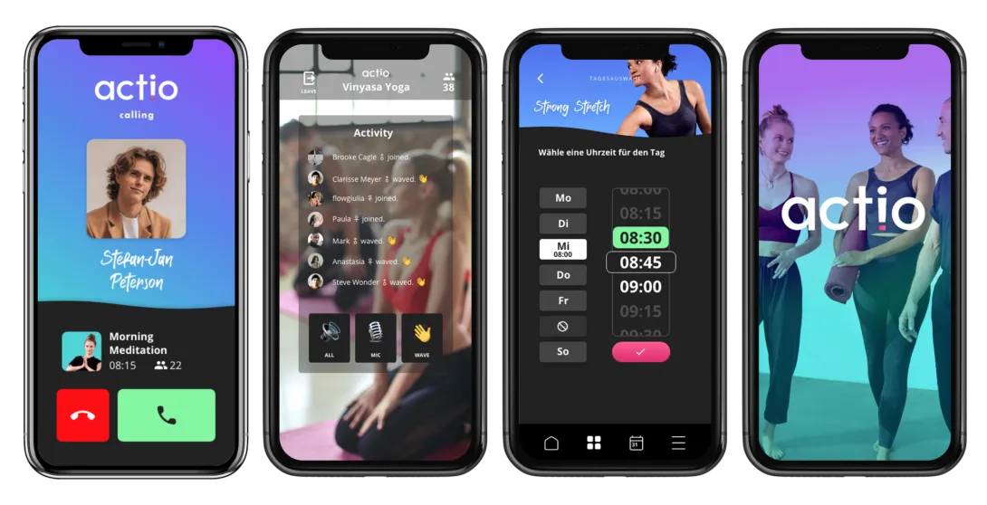 The Berlin-based platform aims to expand its suite of live wellness services and coaching classes. wellness app