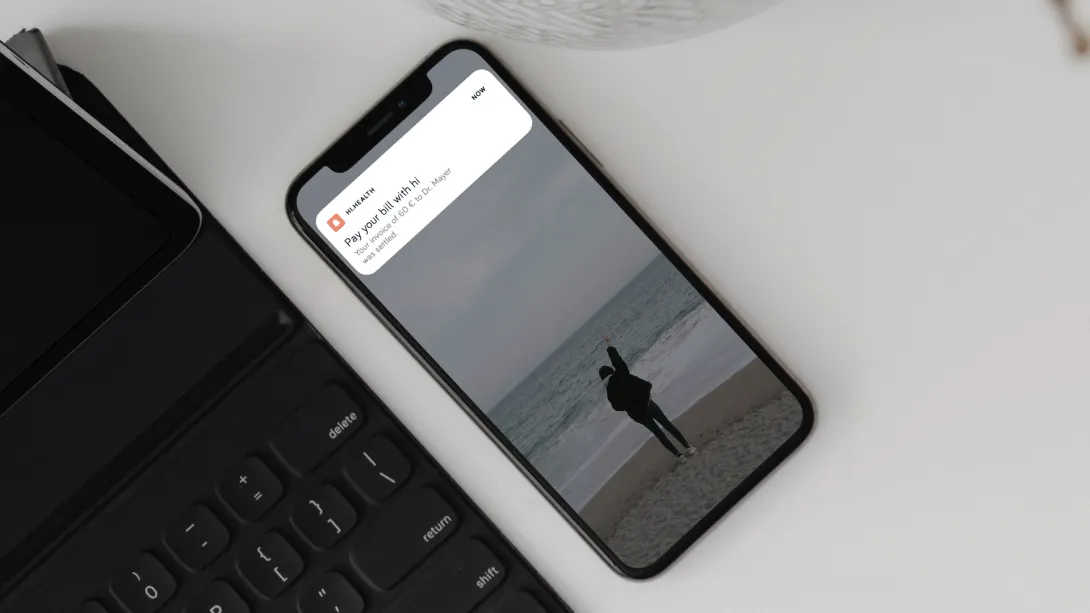 The hi.health app enables customers of private health insurances to submit their bills and prescriptions for medical services digitally. hi.health, DiGA