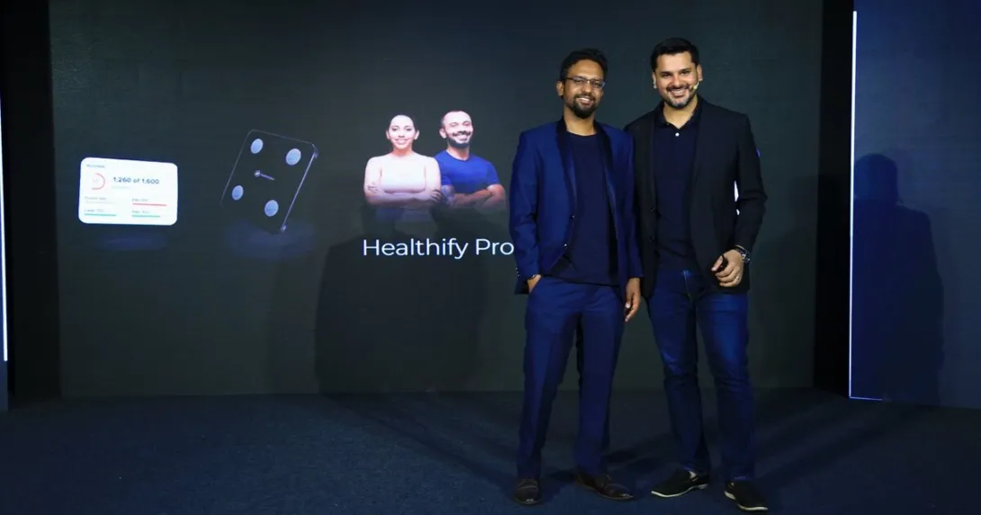 [Left] Anjan Bhojarajan, HealthifyMe Chief Business Officer, and [Right] Tushar Vashisht, HealthifyMe CEO