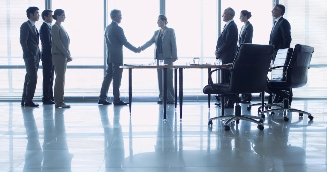 Executives in a conference