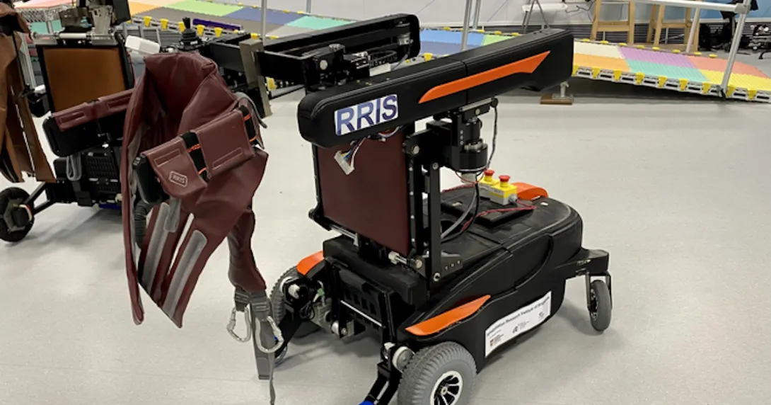 Mobile Robotic Balance Assistant, a wearable assistive robot developed by Nanyang Technological University Singapore and Tan Tock Seng Hospital