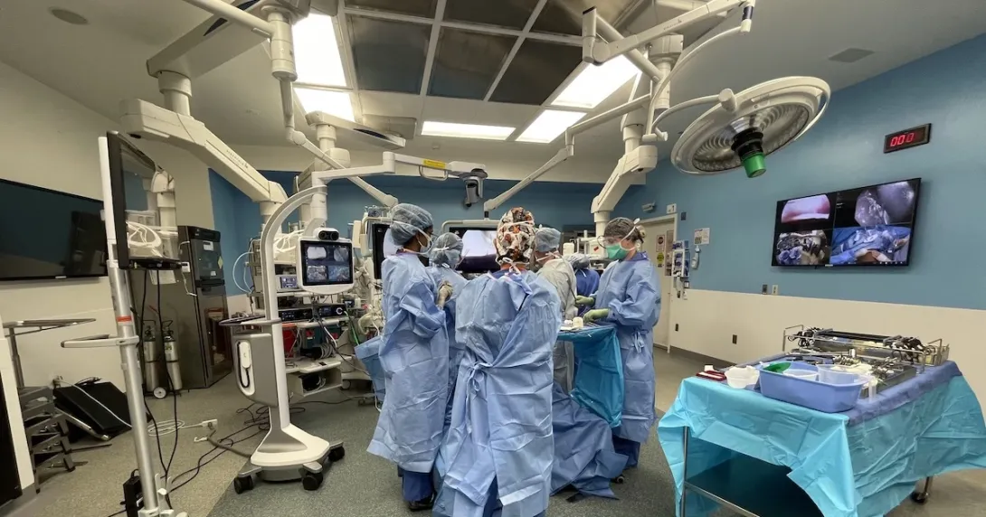 Surgery using Proximie