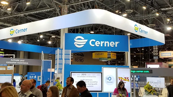 Cerner booth at HIMSS
